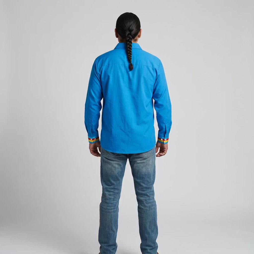 Chemise en ruban brodée (patte d'ours)