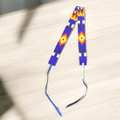 Bandeau de chapeau OLDTRIBES™ perlé bleu foncé