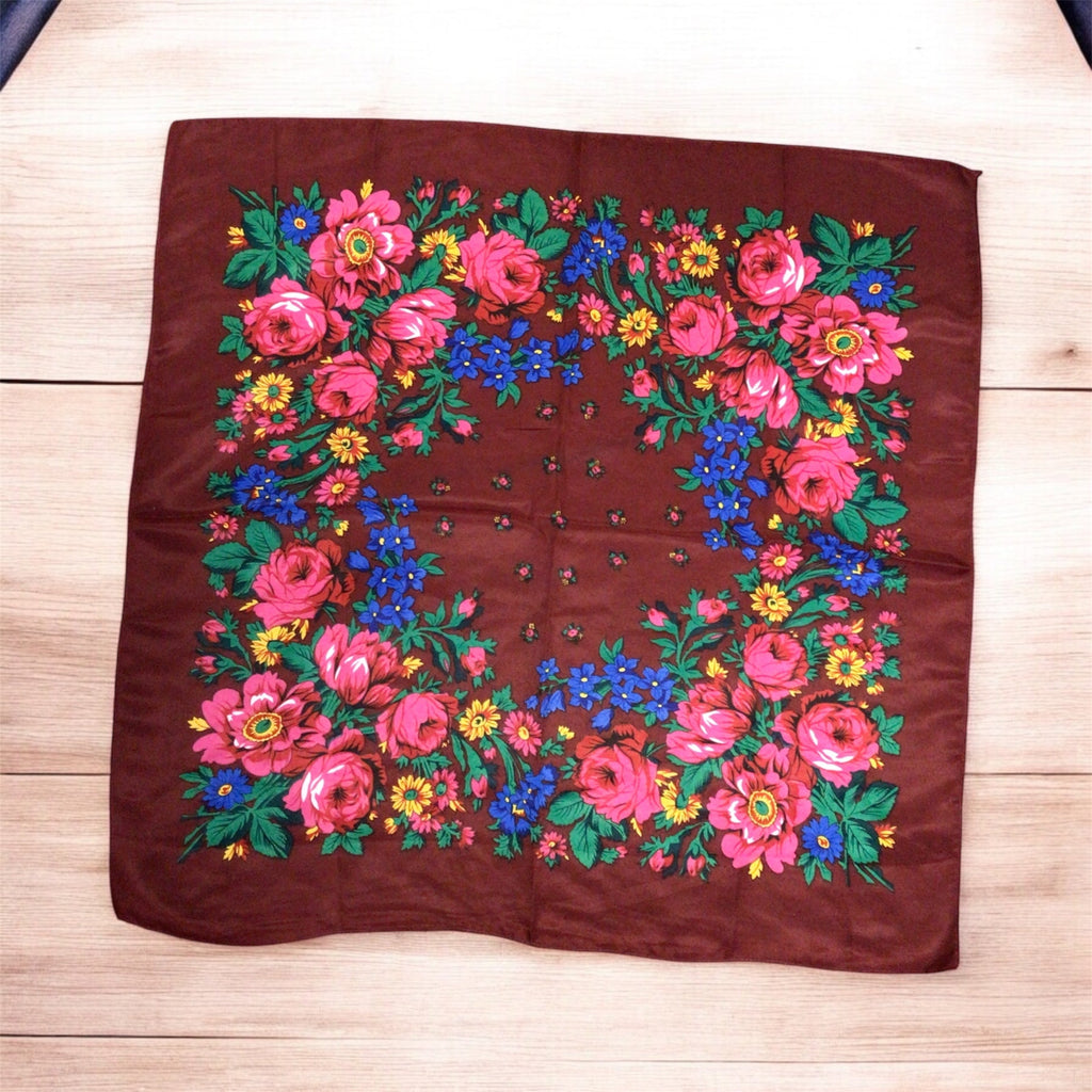 Foulard Kookum bourgogne