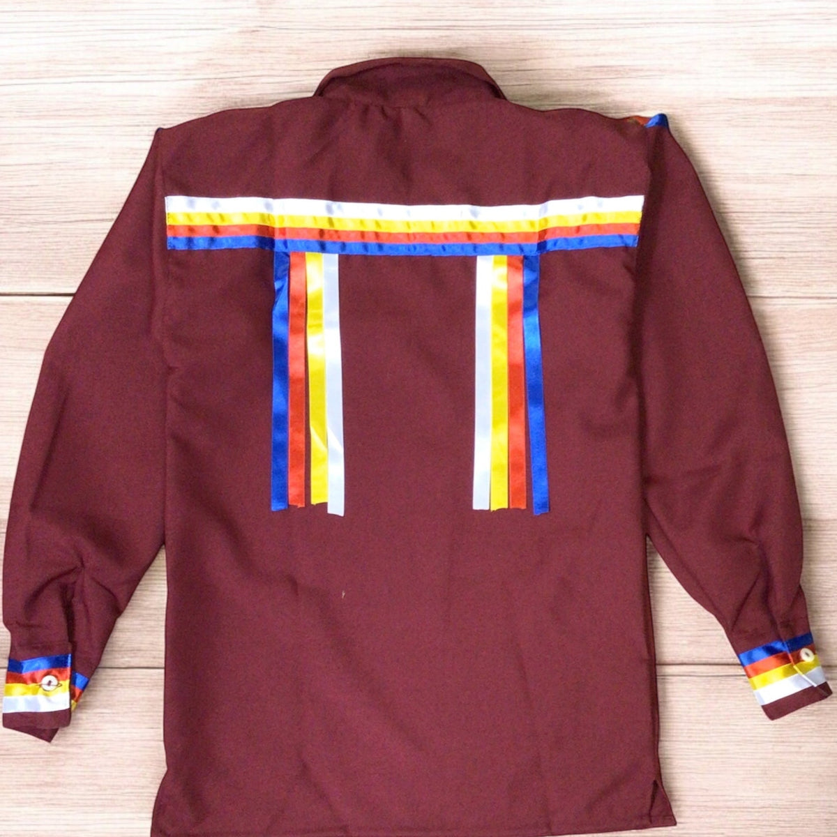 Chemise ruban marron pour jeune