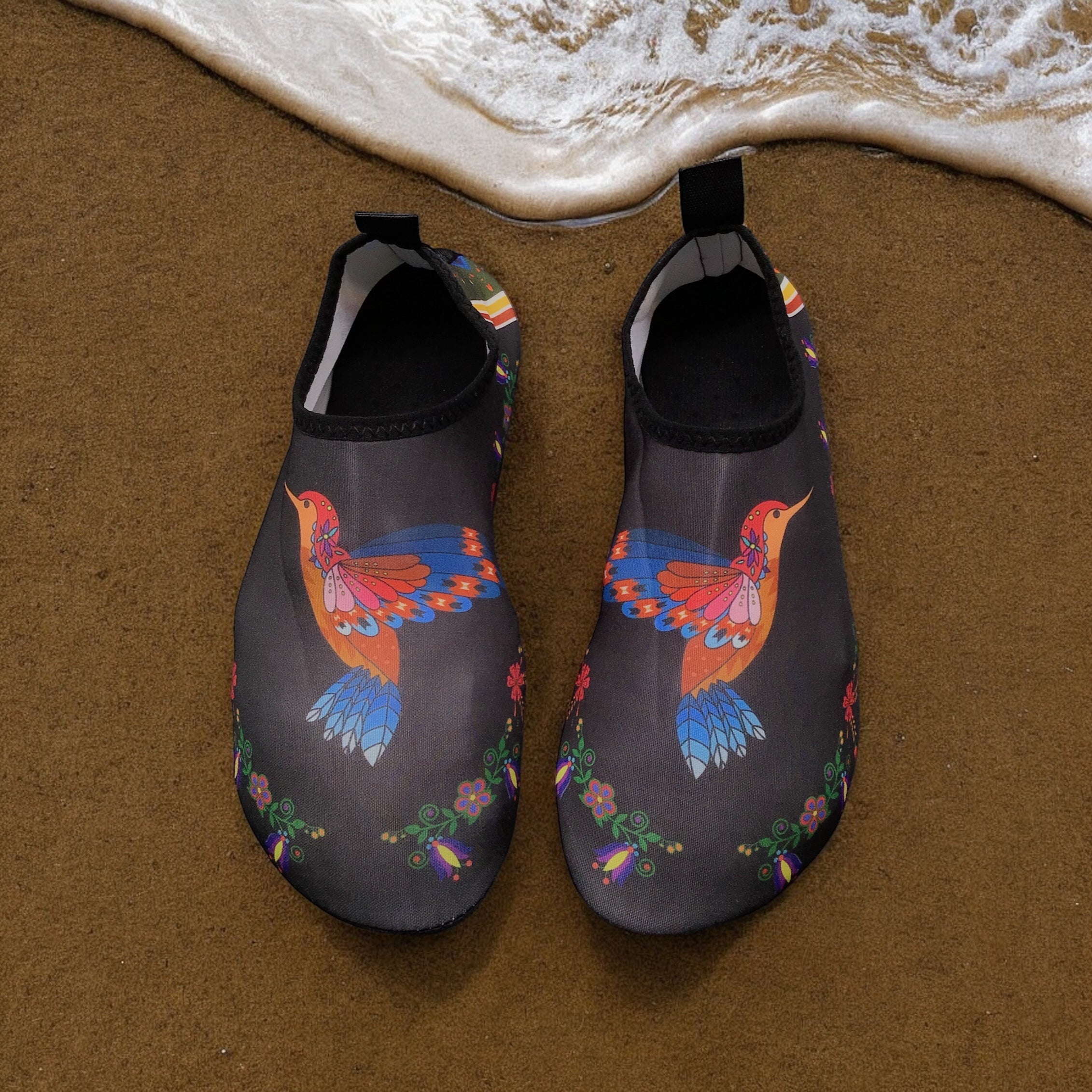 OLDTRIBES™ Whispering Hummingbird Aqua Shoes