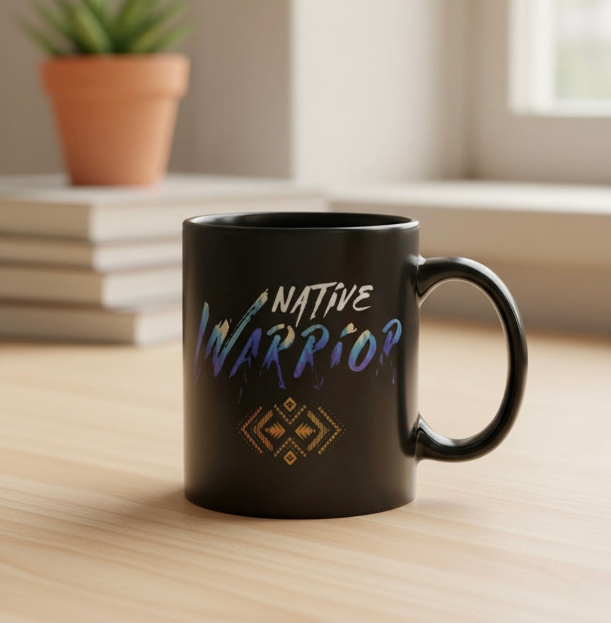 Mug en céramique noire style Sud-Ouest OLD TRIBES™