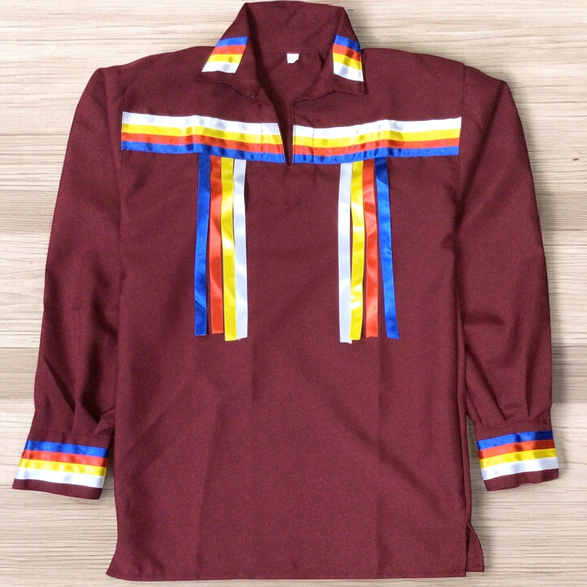 Chemise ruban marron pour jeune