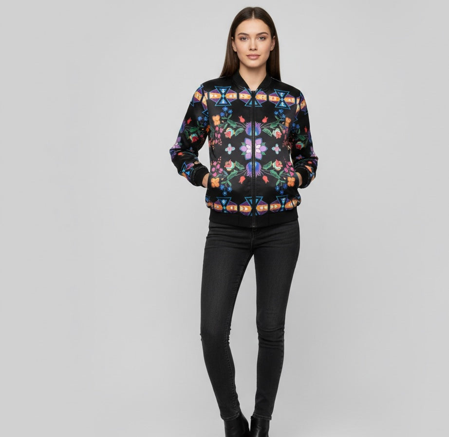 Blouson aviateur Onyx Bloom