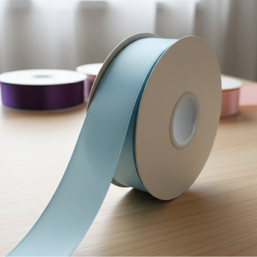 Rouleau de ruban double face bleu clair de 30 mètres#308
