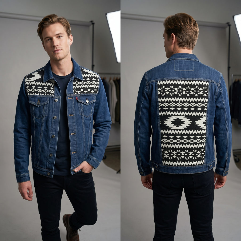 Vestes en jean bleu(1)