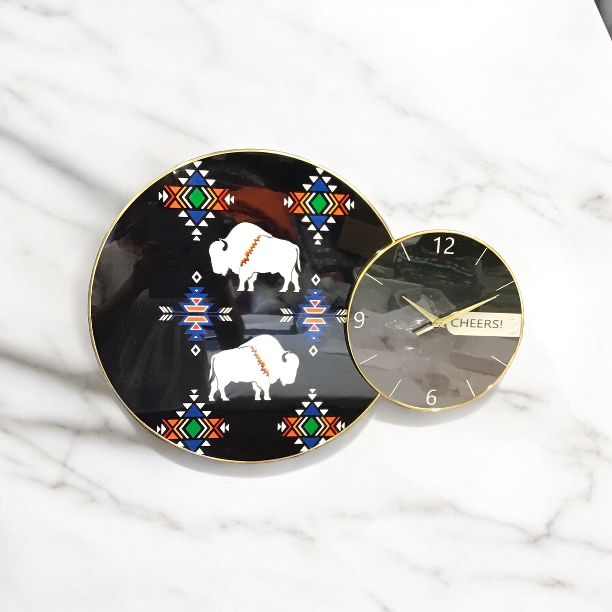 Horloge murale Buffalo Native