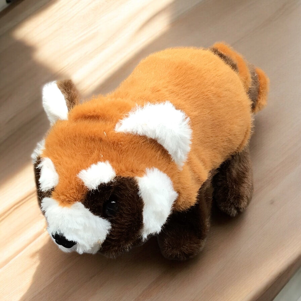 Peluche interactive panda roux électrique