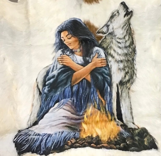 Guardian of the Night Hand Wall Painting