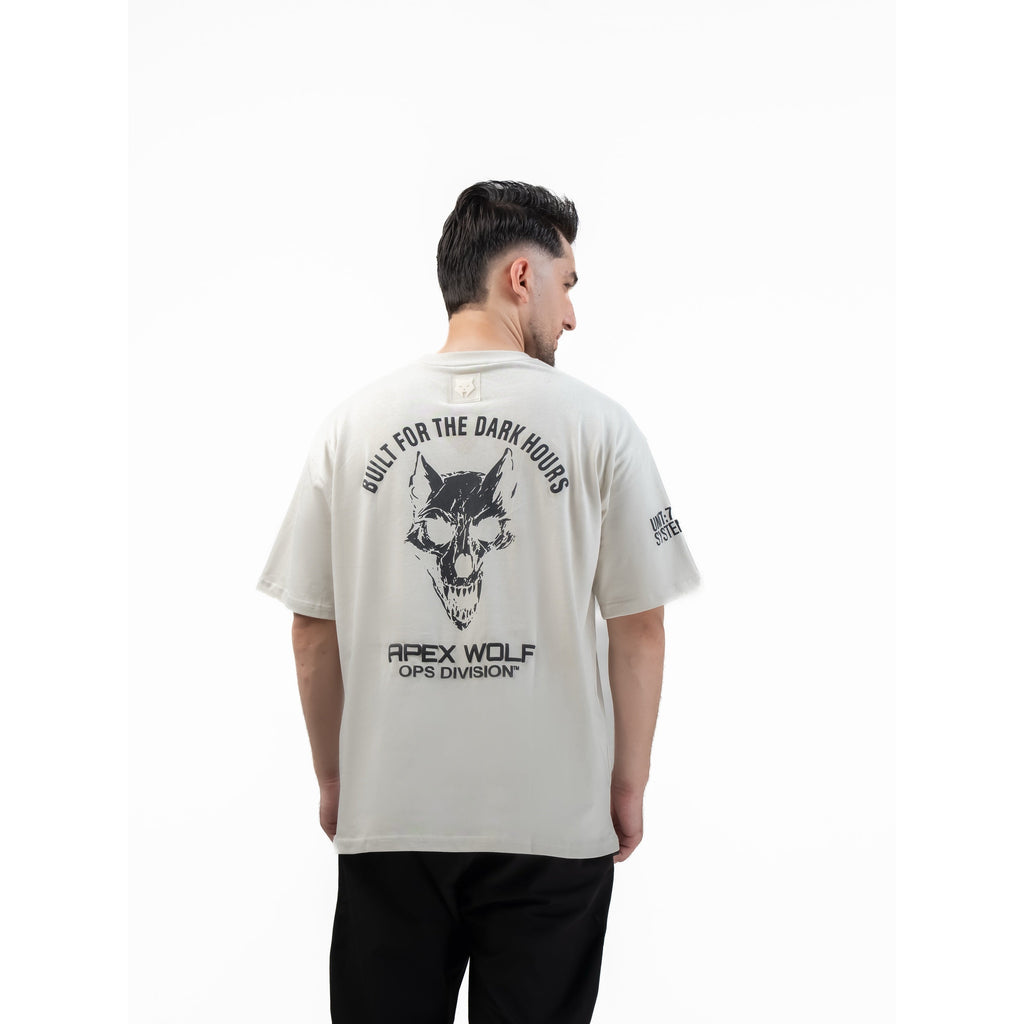 TEE SURDIMENSIONNÉ OPERATOR_77 — BEIGE TACTIQUE