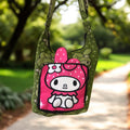 Sac bandoulière Sanrio Kitty vert