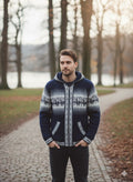 Pull Unisexe Bleu Marine en Alpaga