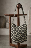 Sac bandoulière OLDTRIBES™ étoile noire et blanche