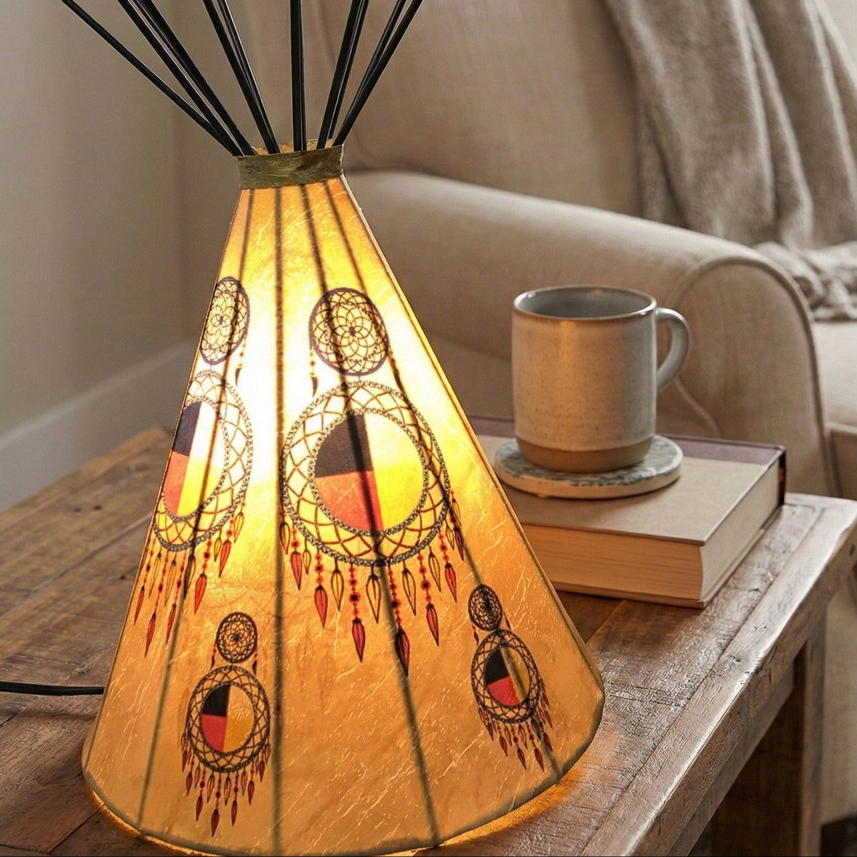 Lampe Tipi Attrape-rêves