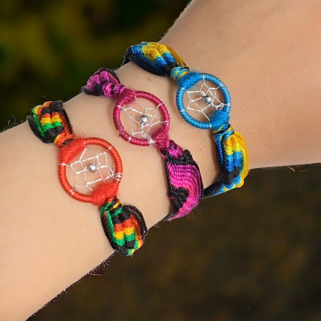 Lot de 3 bracelets attrape-rêves