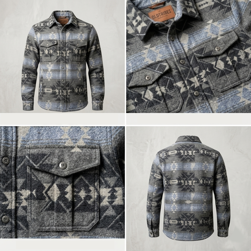 Veste Grand Canyon grise et bleue (unisexe)