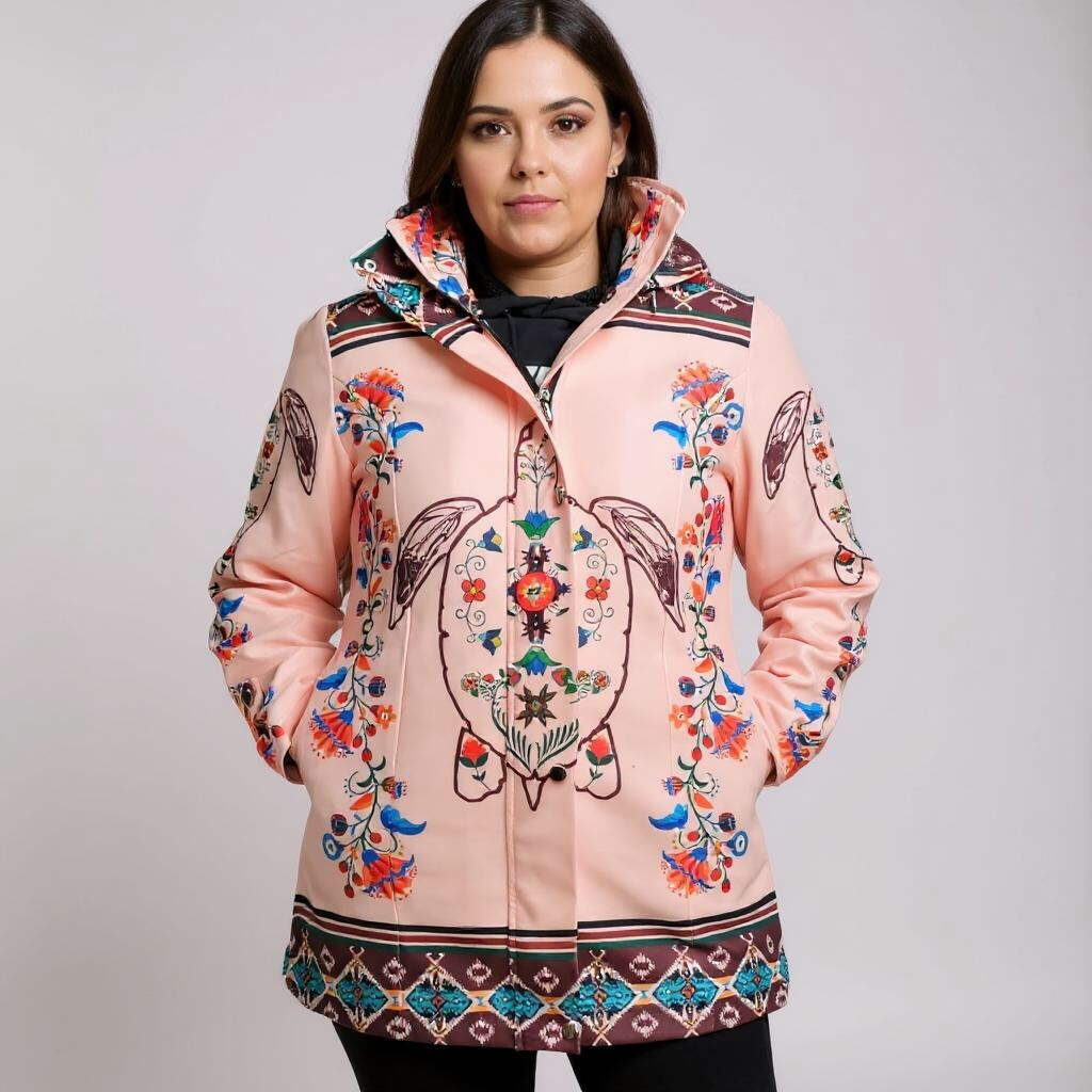 Manteau trois-quarts Blush Turtle