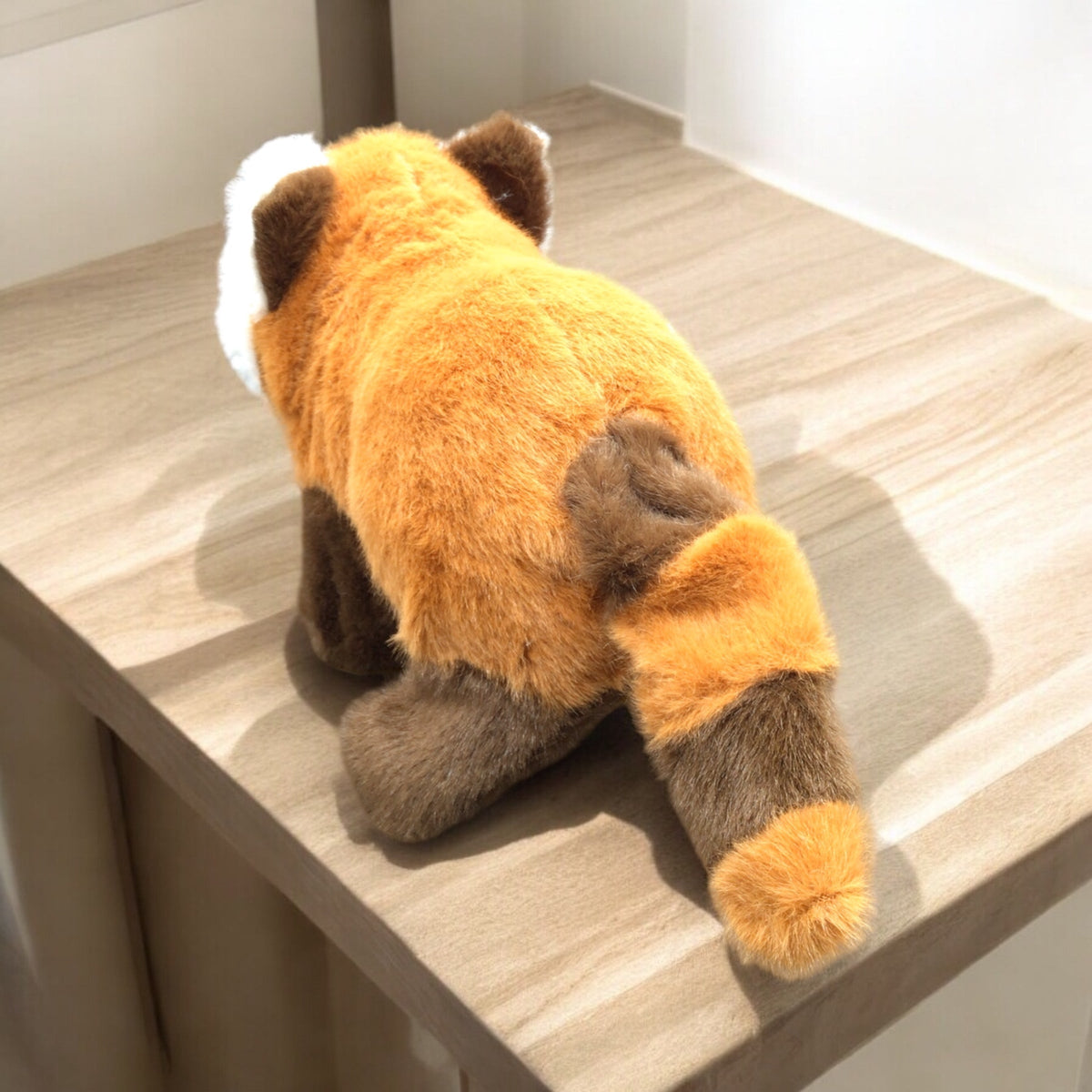 Peluche interactive panda roux électrique