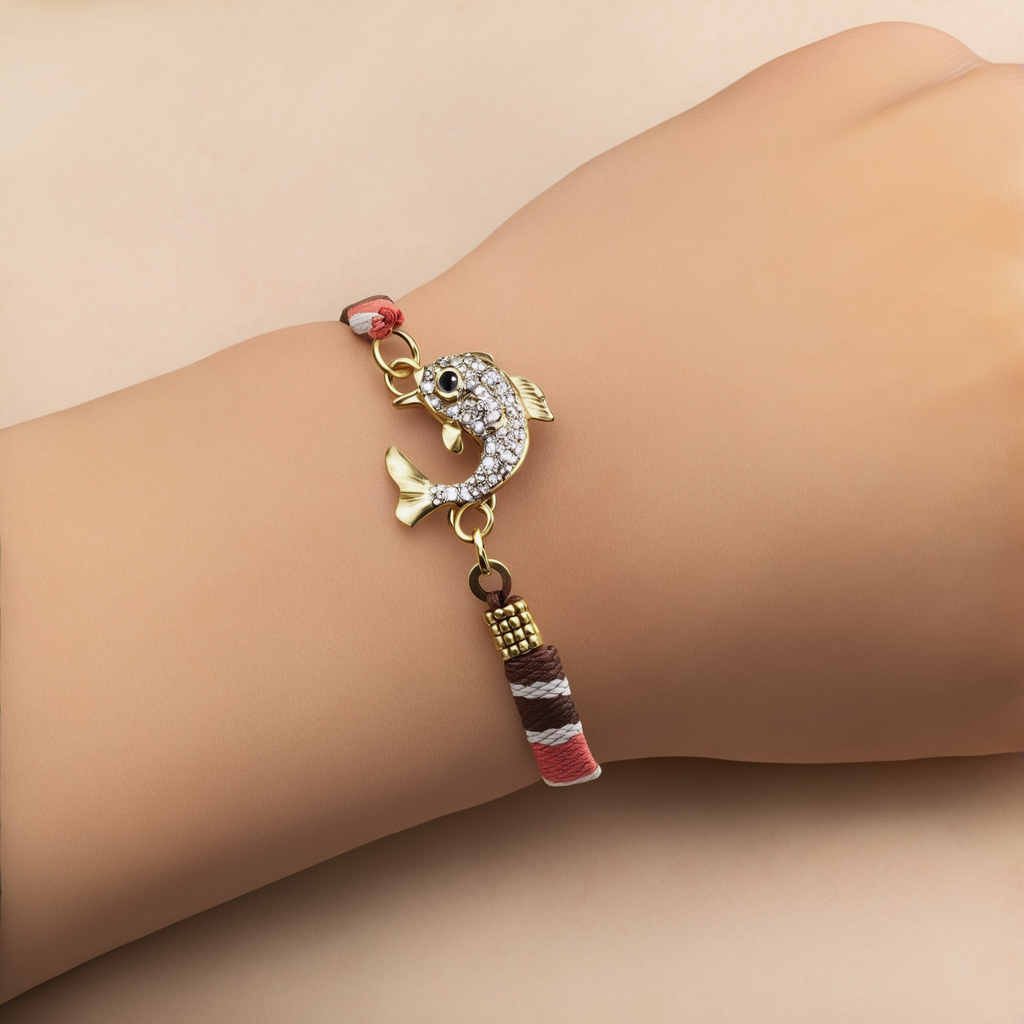 Bracelet fait main poisson