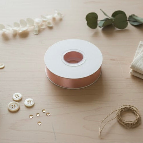 30 Meter Double Face Peach  #720 Ribbon Roll