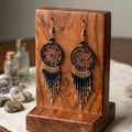 Black/Gold/Dreamcatcher  Dangles