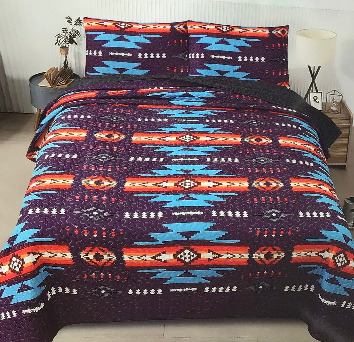 Parure de lit Navajo 3 pièces