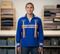 Chemise ruban bleu (nœud)