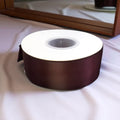 Ruban de satin double face bordeaux #793 - 3,8 cm de large