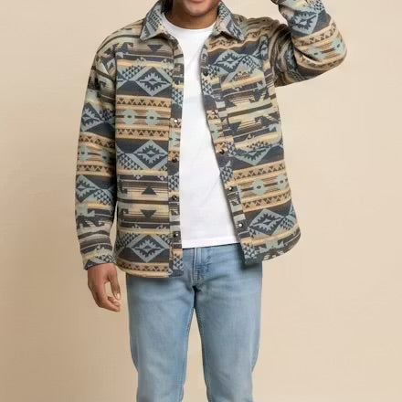Veste Grand Canyon Bleue et Crème (Unisexe)