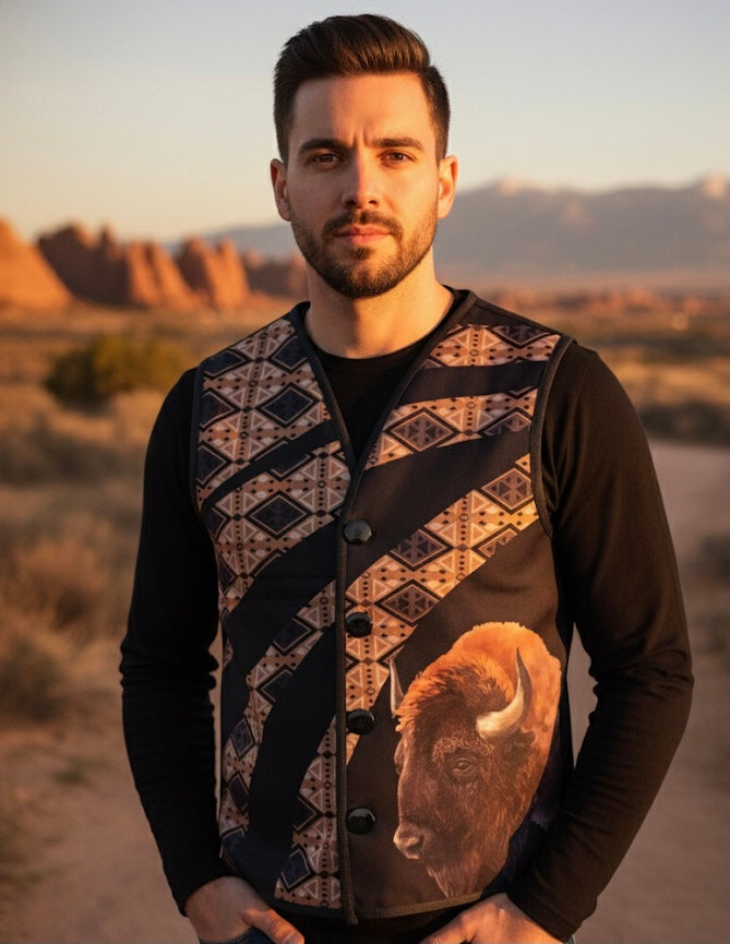 Gilet Buffalo Native (Noir)