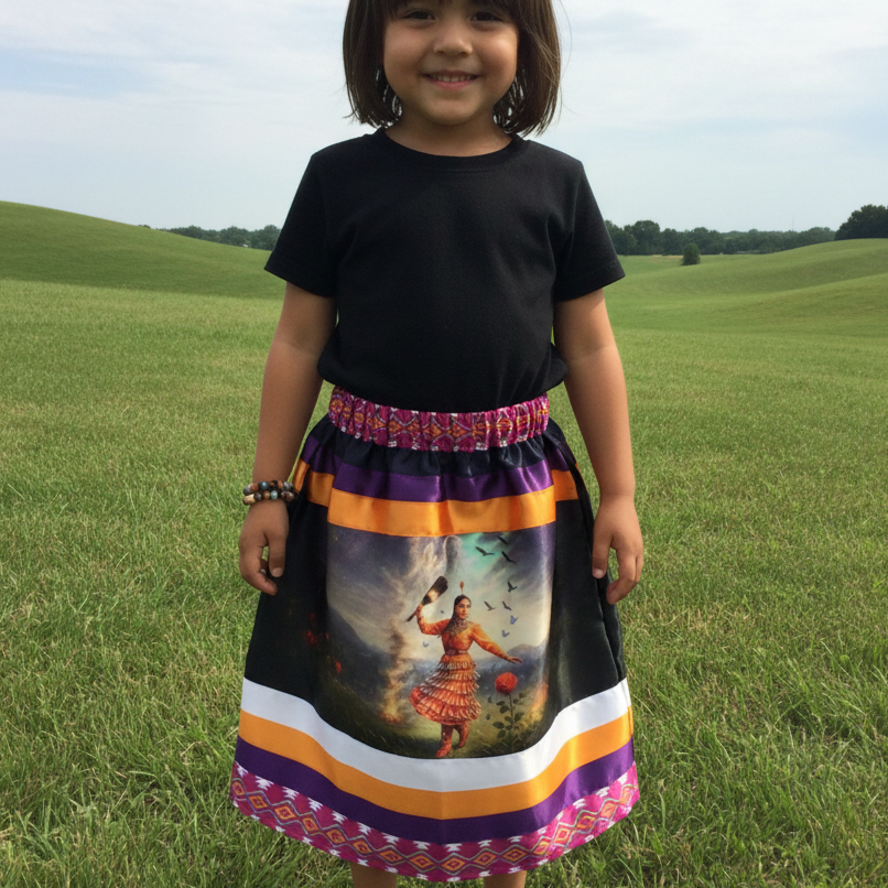 OLDTRIBES™ Jupe à rubans pour bébés, danse du vent