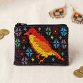 Porte-monnaie perlé oiseau OLD TRIBES™
