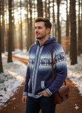 Pull unisexe alpaga bleu clair
