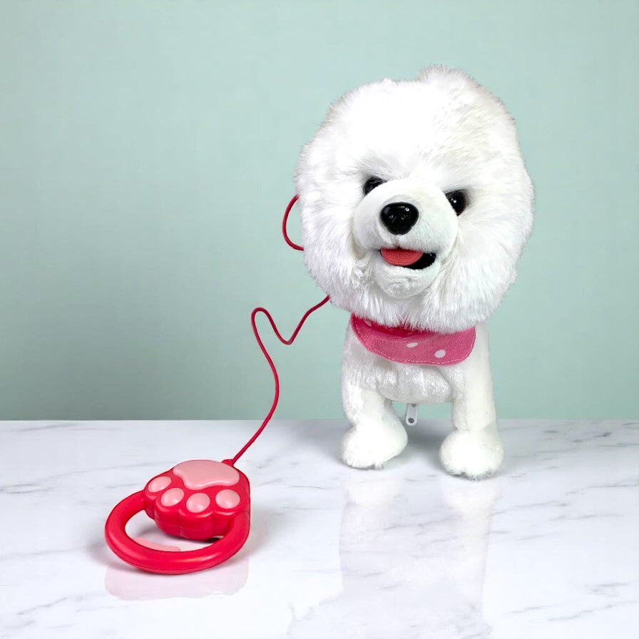 Grande peluche chien électrique interactive qui marche