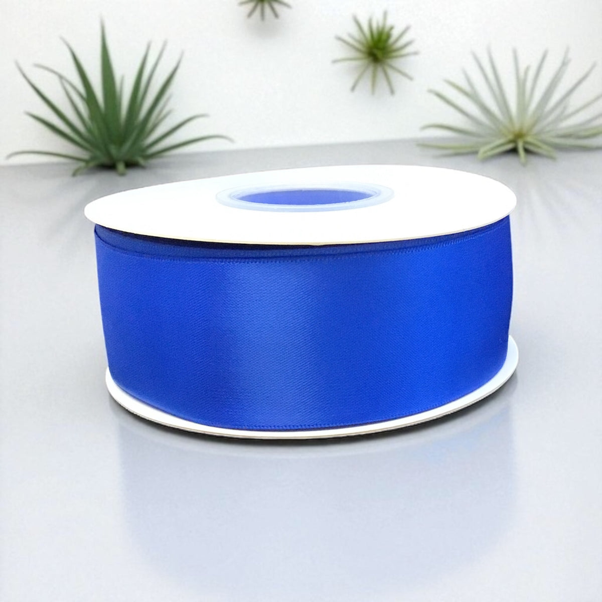Ruban en satin double face - Bleu #352 - Largeur 3,8 cm