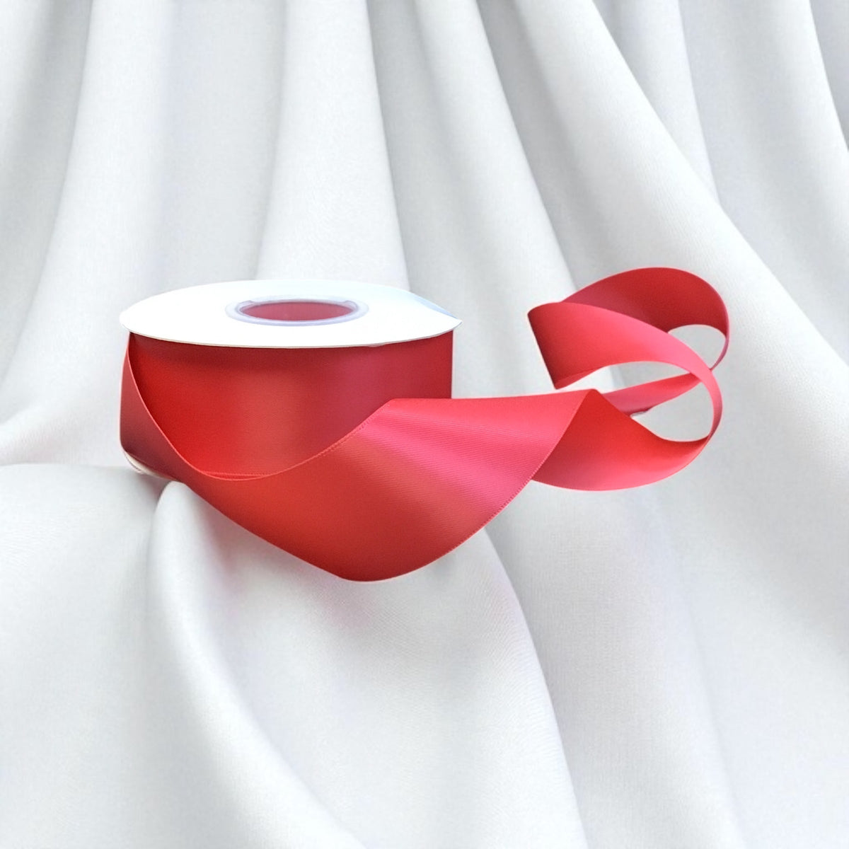 Ruban Satin Double Face-Rose #198 -3.8 cm de Large