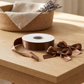 30 Meter Double Face Brown #847 Ribbon Roll