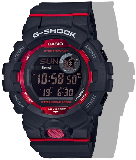 CASIO G-Shock Suivi d'activité numérique noir | GBD800-1