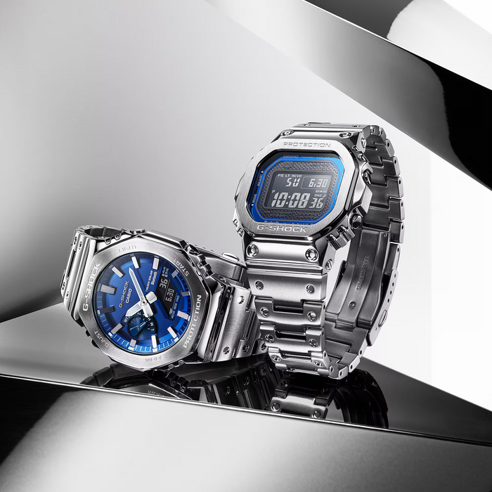 CASIO G-Stock Full Metal Bleu vibrant | GMB2100AD-2A