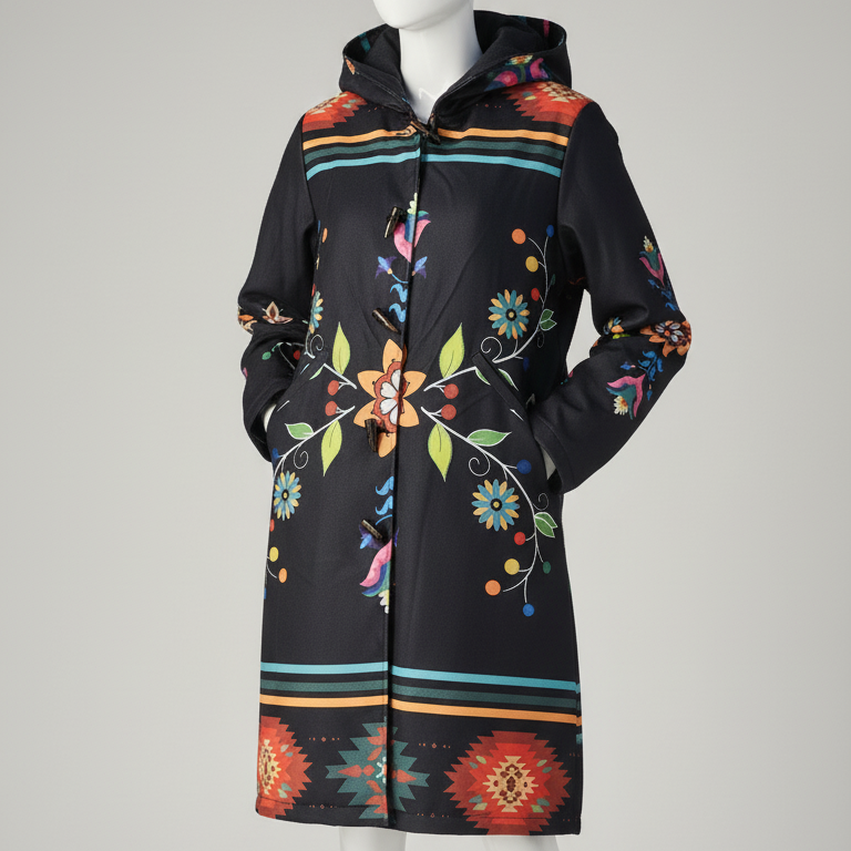 OLDTRIBES™ Sacred Bloom Long Coat