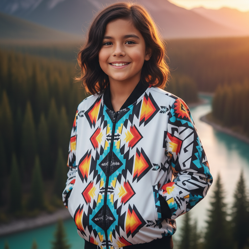 Blouson bombardier enfant Crimson Snow