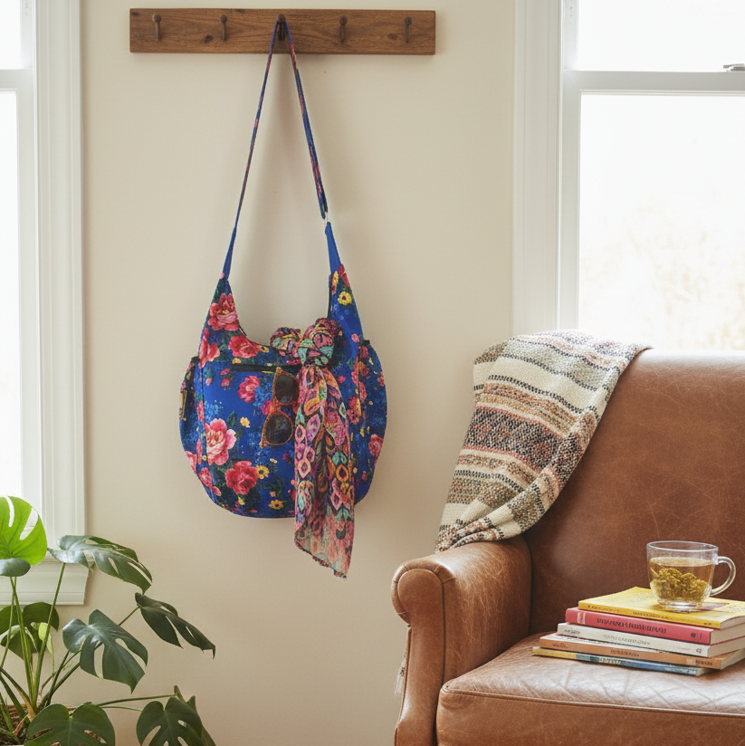 Sac à bandoulière Kookum bleu