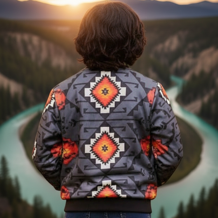 Bomber enfant Granite Rose