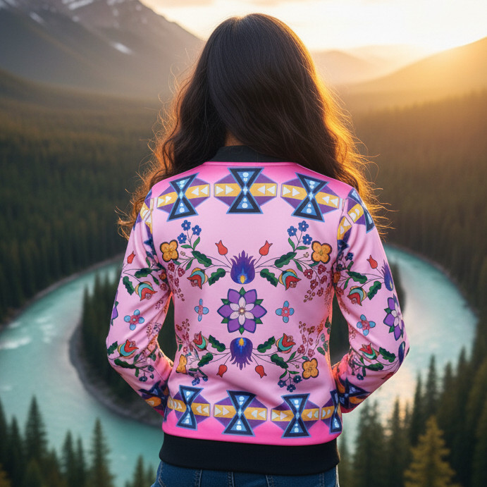 Blouson aviateur pour enfant Blush Meadow