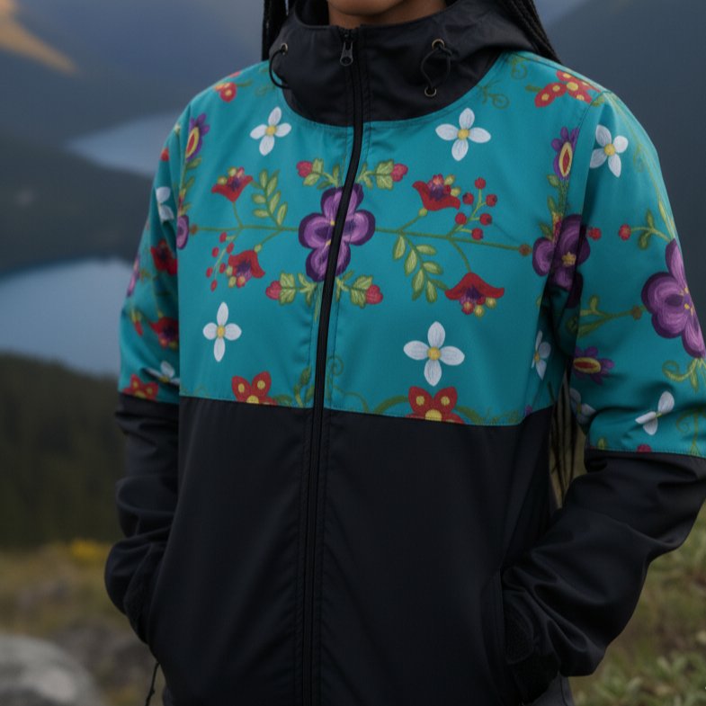 Coupe-vent Turquoise Bloom OLDTRIBES™