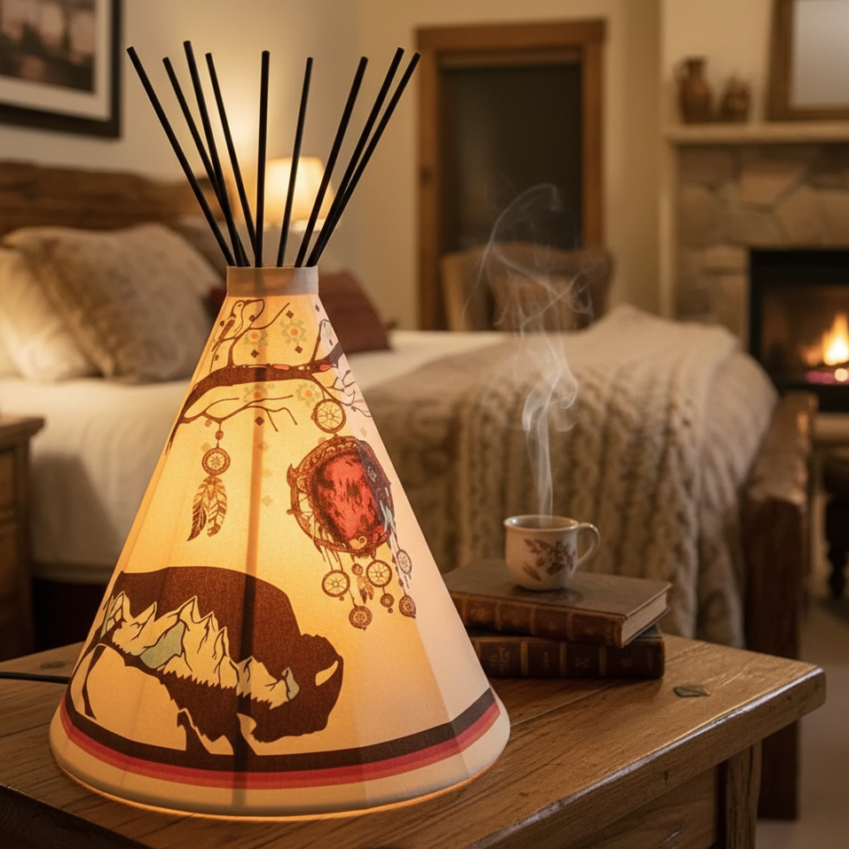 Lampe Tipi Bison Traditionnelle
