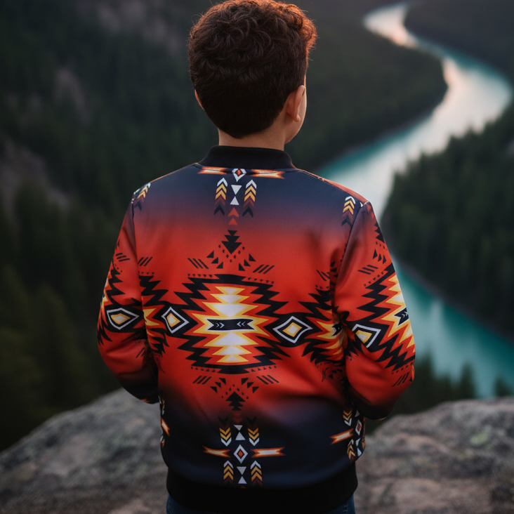 Blouson aviateur enfant Scarlet Dusk