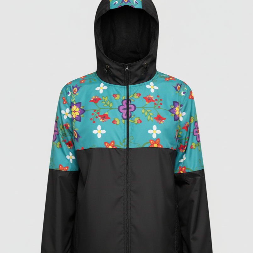 Coupe-vent Turquoise Bloom OLDTRIBES™