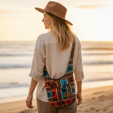 Sac bandoulière OLDTRIBES™ Buffalo / Aigle du tonnerre