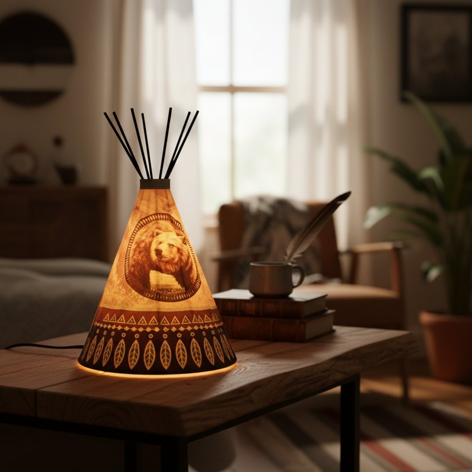 Table Tipi Lampe Ourson